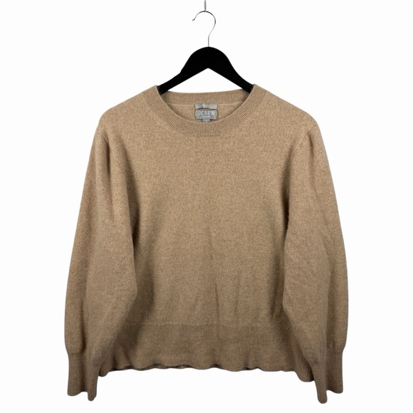 JCrew Cashmere Classic Fit Crew Neck Sweater 3X Quiet Luxury Minimalist Preppy - Picture 2 of 11